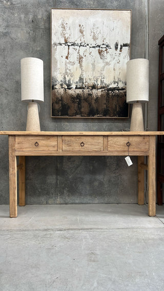Chinese Elm Wood Console