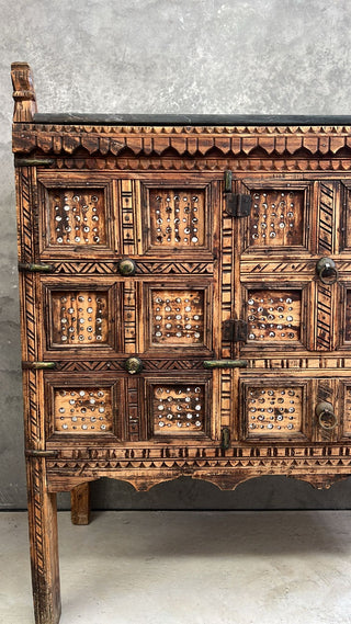 Indian Damachiya Teak Wood Console