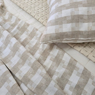 Isla Jacquard Linen Cotton Massive Bedcover Blanket 200 x 230