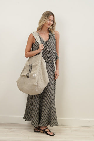 Puro Lino Tote Bag Stripes