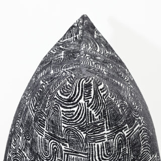 Charcoal Swirl Cushion