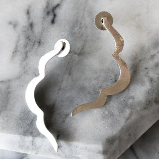 Studs | Silver Waves