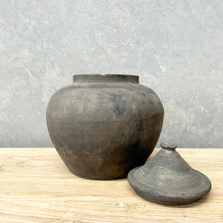 Vintage Clay Tofu Pot