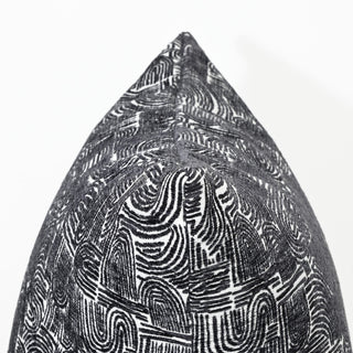 Charcoal Swirl Cushion