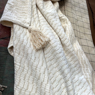 Linen Cotton Throw Reversible