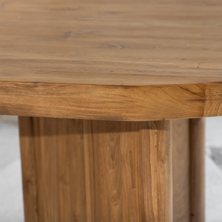 Oval Recycled Teak Dining Table (FLOOR STOCK ITEM) $3890.00