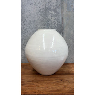 Chinese Glazed White Pot