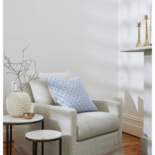 Francis Blue Linen Cushion