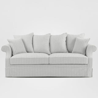 Avalon Hamptons 3 Seat Sofa Cloud Stripe