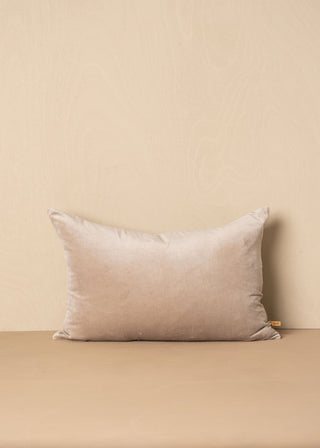 Velvet + Linen Lumbar Cushion 60 x 40