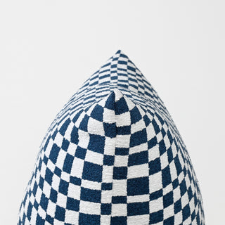 Blocks in Blue Cushion