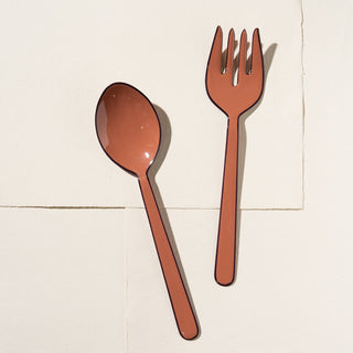 Salad Server Set - Enamel