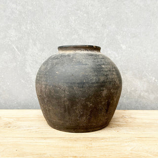 Vintage Black Pot