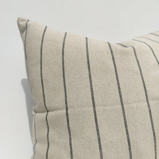 Irish Striped Rustic Linen Cotton Cushion