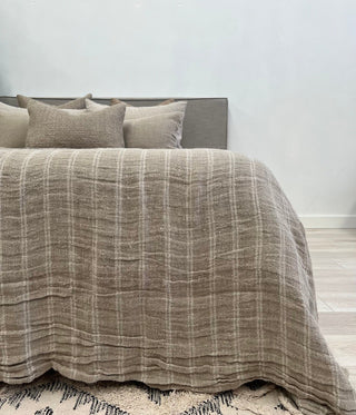 Angaston Handloomed Linen Bedcover
