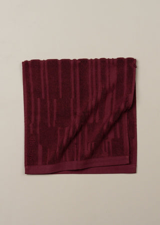 Architectural Towel Collection | Burgundy