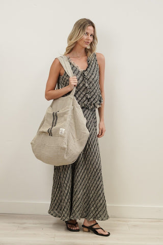 Puro Lino Tote Bag Stripes