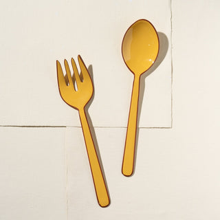 Salad Server Set - Enamel