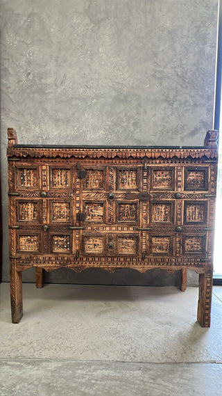 Indian Damachiya Teak Wood Console