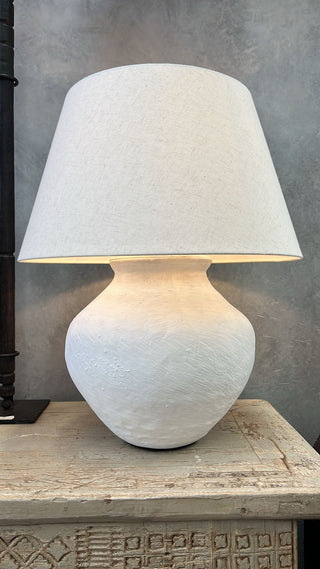 Ju Pot lamp Base/ Natural Shade