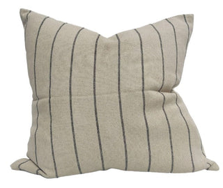 Irish Striped Rustic Linen Cotton Cushion