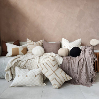 Maya Embroidery Linen Cushion