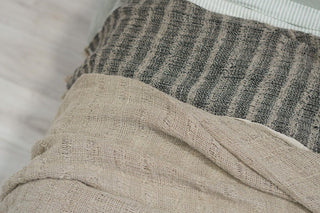 Audrey Spaced Linen Bed Throw