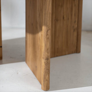 Oval Recycled Teak Dining Table