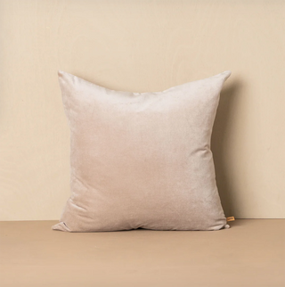Velvet + Linen Cushion | No Fringe 50 x 50