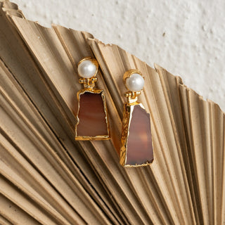 Soner Double Drop Earrings