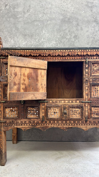 Indian Damachiya Teak Wood Console