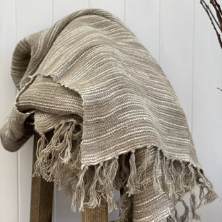Oriel Ombre Linen Throw