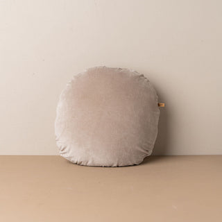 Velvet + Linen Round Cushion | No Fringe 40Dia