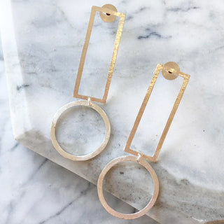 Studs | Silver Shape Duo