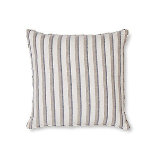 Hampton Blue/Taupe Strip Cushion