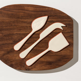 Cheese Set - Enamel