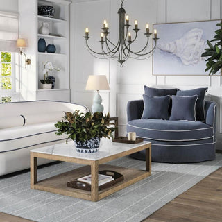 9 Arm Taupe Iron Chandelier 9 Lights