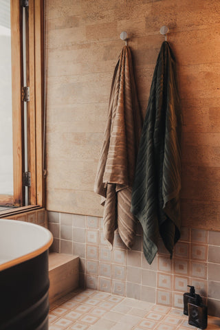 Architectural Towel Collection | Dark Olive