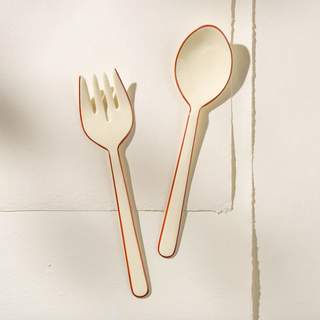 Salad Server Set - Enamel